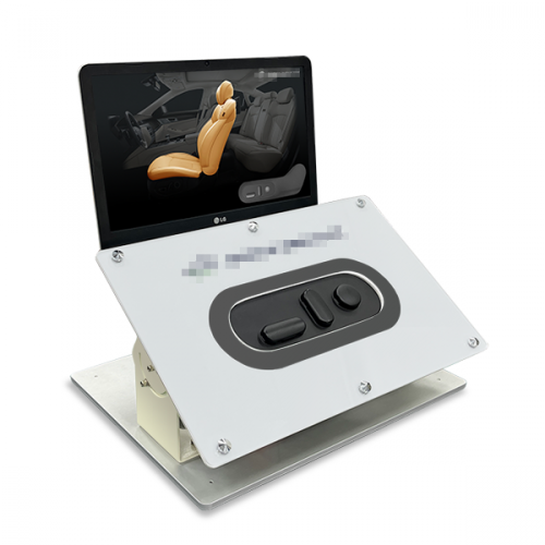 시트 스위치 조작 시뮬레이션 전시대(A display stand for simulating car seat switch)