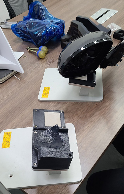 아이앤티 사이드미러 실차 지그